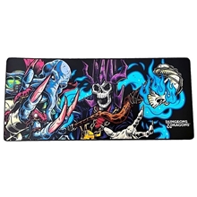 Mouse and Keyboard Pad Dungeons and Dragons - Black Light