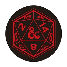 Dungeons and Dragons mouse and keyboard mat + coaster