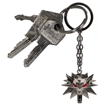 The Witcher Keychain - Wolf School Emblem