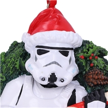 Star Wars Christmas Ornament - Stormtrooper with a Christmas Wreath
