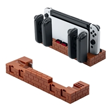 Red Brick Charging Dock with 8 Game Card Slots for Nintendo Switch (SWITCH)