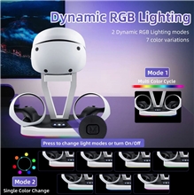 JYS Magnetic Charging Display Stand for PS VR2 Controller - White (PS5)
