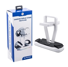 JYS Magnetic Charging Display Stand for PS VR2 Controller - White (PS5)