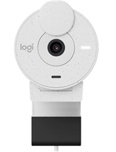 Logitech - Brio 300 Full HD webcam - Off-white