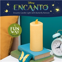 Paladone Encanto: Candle Light with Butterfly Remote