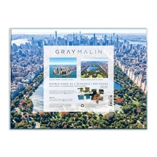 Galison Double-Sided Puzzle New York City Gray Malin 500 Pieces