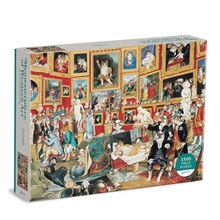 Galison Puzzle Tribuna Uffizi with Cats 1500 pieces