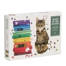 Galison Puzzle set of 2 pcs Queen of the Stacks 650 pieces