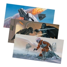 Chronicle Books Star Wars Pre-production Illustrations 100 pcs Panoramic Postcards