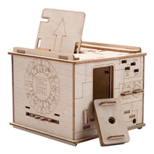 EscapeWelt 3D Wooden Mechanical Puzzle: Space Capsule