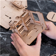 EscapeWelt 3D Wooden Mechanical Puzzle: Space Capsule
