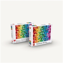 Chronicle Books Puzzle LEGO® Rainbow Bricks 1000 Pieces