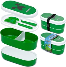 Minecraft Creeper Stacked Bento Box