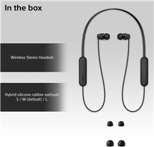 Sony WIC-100B in-Ear Bluetooth Headphones - Black (SALE)