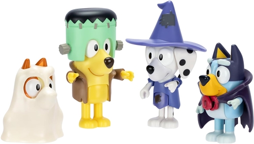 Bluey Figures 4-Pack - Halloween