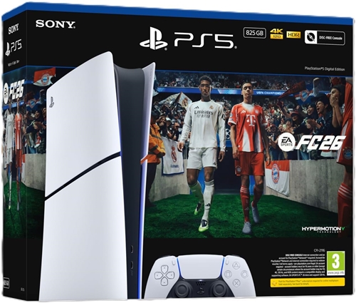 PlayStation 5 Slim - Digital Edition + EA Sports FC 26 (PS5)