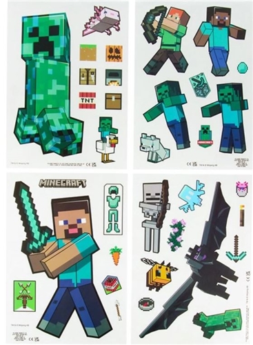 Window Stickers - Minecraft