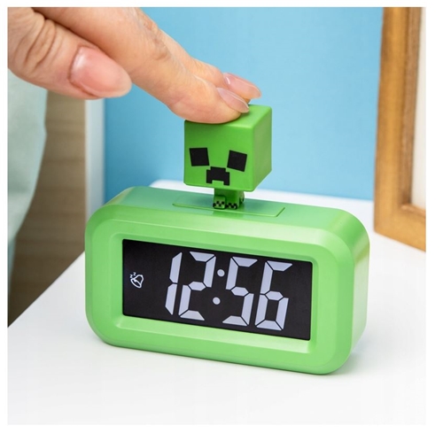 Minecraft Creeper Icon Mini Alarm Clock