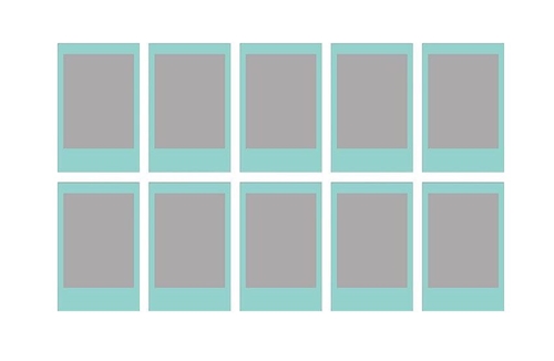 Fujifilm Instax Mini Sky Blue Instant Film 10 Pieces