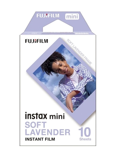 Fujifilm Instax Mini Soft Lavender Instant Film - 10 Pieces