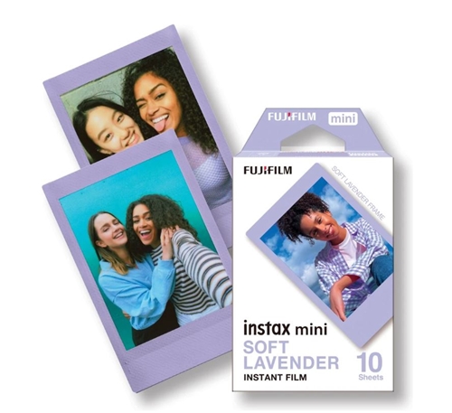 Fujifilm Instax Mini Soft Lavender Instant Film - 10 Pieces