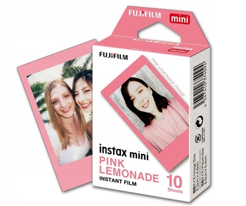 Fujifilm Instax Mini Pink Lemonade Instant Film - 10 Pieces 