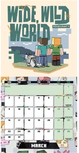 Minecraft 2026 Mini Calendar