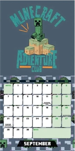 Minecraft 2026 Mini Calendar