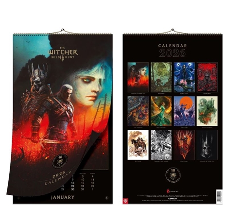 The Witcher 2026 Wall Calendar