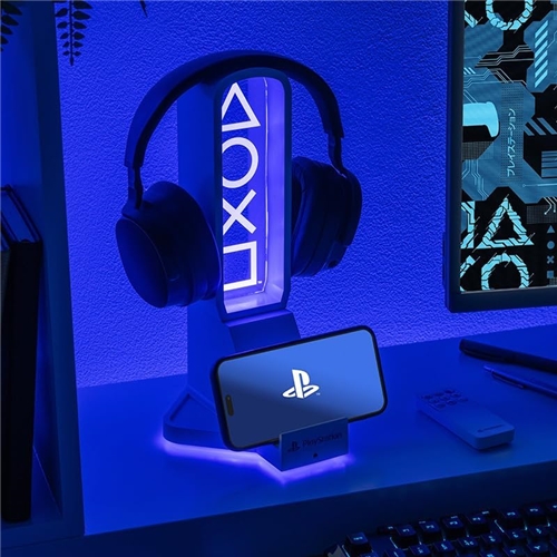 PlayStation Desk Headphone Stand with Light with Remote Controller (30 cm)