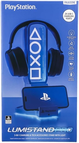 PlayStation Desk Headphone Stand with Light with Remote Controller (30 cm)