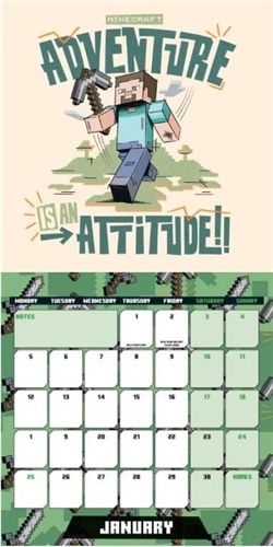 2026 Calendar - Minecraft