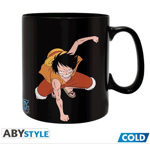 Abysse One Piece - Luffy and Ace Heat Change Mug (460ml)