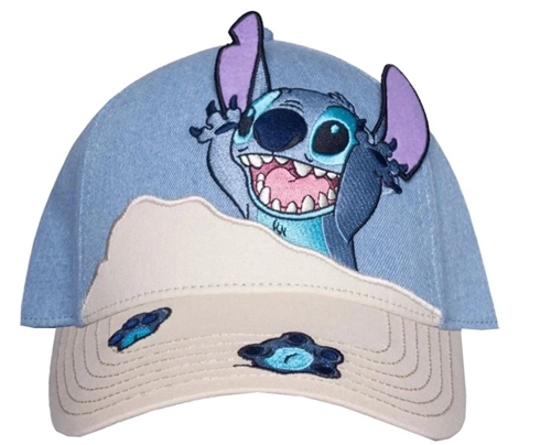 Disney Lilo & Stitch Cap: Happy Stitch on the Beach