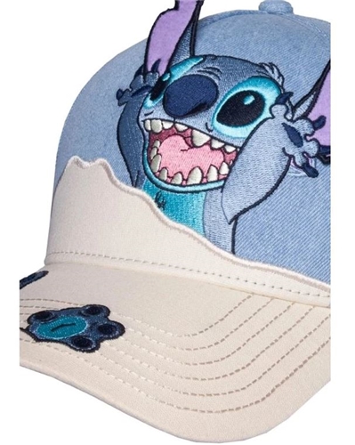 Disney Lilo & Stitch Cap: Happy Stitch on the Beach