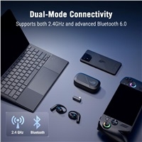 ASUS sluchátka ROG Cetra Open Wireless, BT + RF 2.4 GHz, RGB, černá