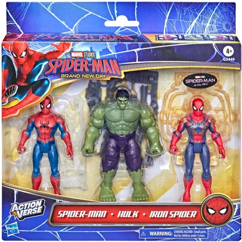 Hasbro Marvel: Spider-Man - Brand New Day - Spider-Man, Hulk & Iron Spider Figures