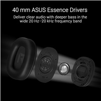  ASUS TUF Gaming H1 GEN II headphones, wired, black (SALE)
