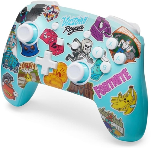PowerA - Enhanced Wireless Controller - Fortnite Sticker Mania (SWITCH, SWITCH 2)