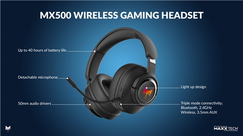 MX500 Wireless Gaming Headset